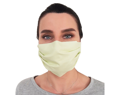 Многоразовая защитная маска для лица зеленая