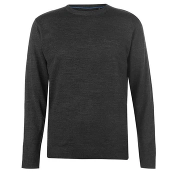 Джемпер Pierre Cardin Crew Knit Jumper Mens M Серый 55104490