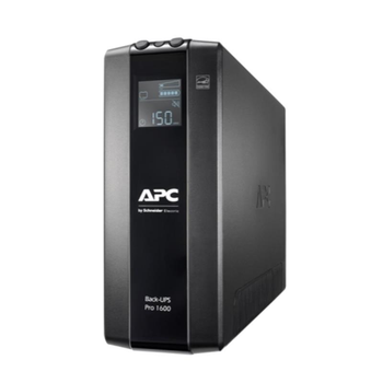ИБП APC Back-UPS Pro BR 1600VA, Lin.Int., AVR, 8 х евро, USB, LCD, RJ-11, RJ-45, металл (BR1600MI)