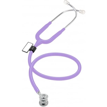 Стетоскоп для новорожденных и неонатальный, с двойной головкой (головка хромированная латунь) 787XP-07 (цвет светло-фиолетовый), MDF (США)