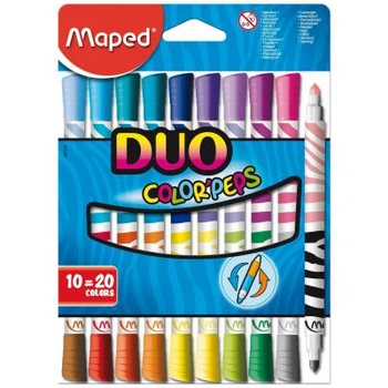 Набор для творчества Maped Фломастеры Color Peps Duo (10 шт./20 цветов) (MP.847010)