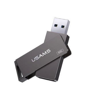Флешка с поддержкой протокола USB3.0 USAMS US-ZB196 Rotatable High Speed Flash Drive. 64GB