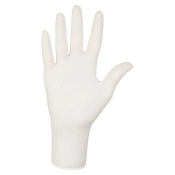 Перчатки латексные MERCATOR Santex Powdered WHITE опудренные, размер M, 100 шт