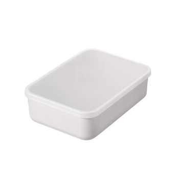 Ящик для зберігання з кришкою MBM HOME FFH-10/FH-15 LIGHT GRAY пластиковий світло-сірий