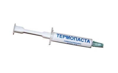 Термопаста КПТ-19, 10g, біла, шприц