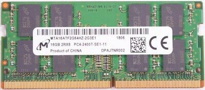 Пам'ять Micron 16 GB SO-DIMM DDR4 2400 MHz - (MTA16ATF2G64HZ-2G3E1)