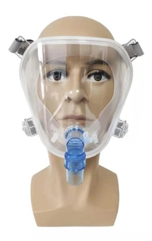 Маска Сипап повнолицева для неінвазивної вентиляції легенів для CPAP-терапії розмір M