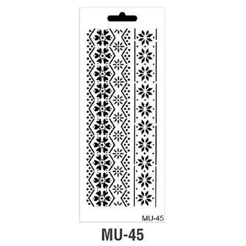 Трафарет Cadence MU-45 15х25см