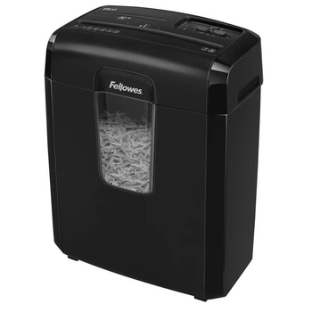 Шредер Fellowes Powershred 8CD Чорний (8 листів 4х35 мм) 14 л / 250 Вт із захистом від випадкового включення