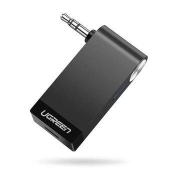 Bluetooth-адаптер Ugreen Беспроводной Bluetooth 5.0 адаптер приемник 3.5мм с микрофоном (30348) черный