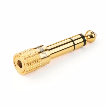Переходник Ugreen 6.35 mm штекер к 3.5 mm разъём аудио адаптер (20503)