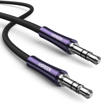 Кабель-аудио Ugreen 3.5 мм Hi-Fi профессиональный AUX 1 м Purple (AV171)