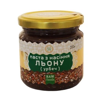 Паста из семян кунжута (урбеч) Еколія 200г
