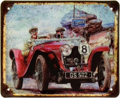 Металлическая табличка "Riley MPH (RAC Tourist Trophy 1933)" (ms-002420)