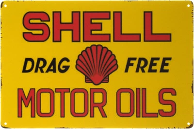 Металева табличка "Shell (Drag Free)" (ms-002439)