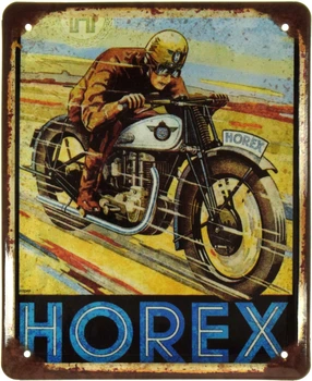 Металлическая табличка "Horex Motorrad Moped OVP" (ms-002374)