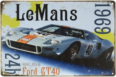 Металева табличка "Le Mans 1969" (ms-001429)