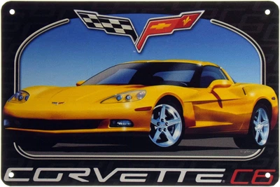 Металева табличка "Chevrolet Corvette (C6)" (ms-002715)