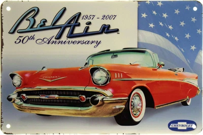 Металева табличка "Chevrolet Bel Air (1957-2007)" (ms-002751)