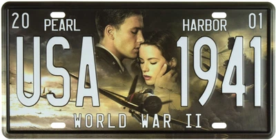 Металлическая табличка "Перл-Харбор (USA 1941)" (ms-001085)