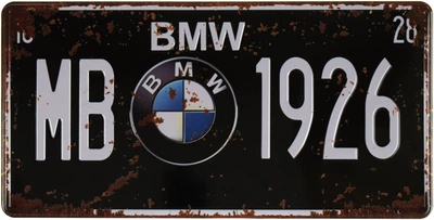 Металлическая табличка "BMW (MB 1926)" (ms-001171)