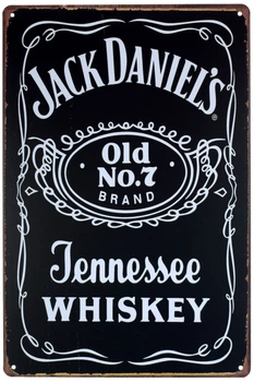Металлическая табличка "Jack Daniel’s Old №7" (ms-00383)