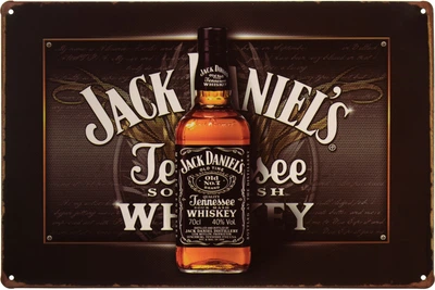 Металева табличка "Jack Daniel’s (Black)" (ms-001309)