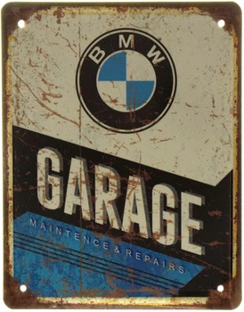 Металлическая табличка "BMW Garage" (ms-001521)