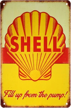 Металлическая табличка "Shell (Fill Up From The Pump!)" (ms-001616)