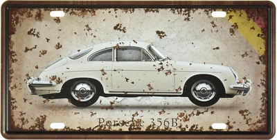 Металлическая табличка "Porsche 356B" (ms-001559)