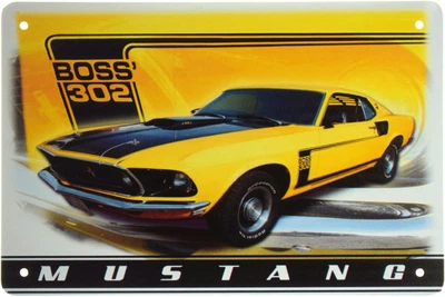 Металева табличка "Ford Mustang BOSS 302" (ms-001947)