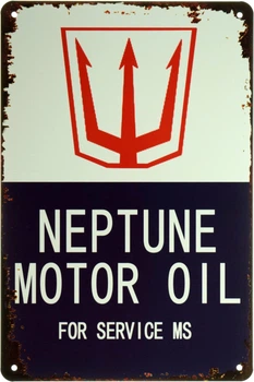 Металева табличка "Neptune Motor Oil" (ms-001911)