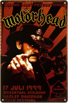 Металлическая табличка "Motorhead (1999)" (ms-002276)