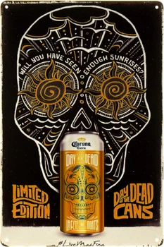 Металлическая табличка "Corona (Day Dead)" (ms-002277)