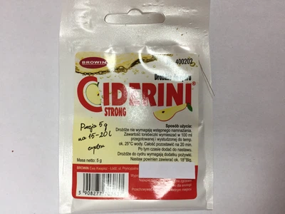 Дрожжи для яблочного сидра Biowin STRONG 5 г (400202)