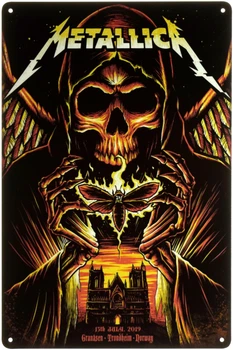 Металева табличка "Metallica (13th July 2019)" (ms-003126)