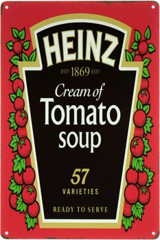 Металева табличка "Heinz (Cream Of Tomato Soup)" (ms-003066)