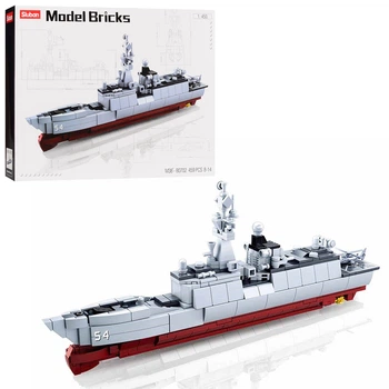 Конструктор Sluban Военный корабль M38-B0702 459 деталей