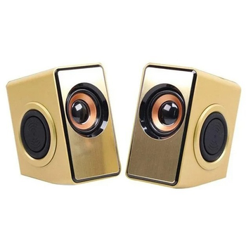 Колонки до компьютера та ноутбука FT-2048 USB, акустика для пк, Золотий (VS7003945-1)
