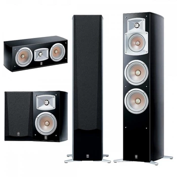 Комплект акустики 5.0 Yamaha SET NS-555 (NS-555/NS-333/NS-C444) Piano Black