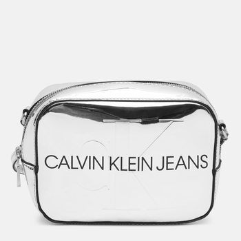 Calvin Klein SCULPTED CAMERA BAG SILVER