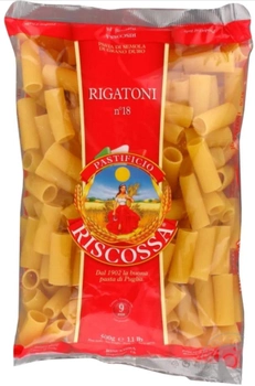 Упаковка макарон Riscossa Rigatoni 500 г х 4 шт (18011780009182)