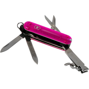 Ніж Victorinox NailClip 580 Transparent Pink (0.6463.T5L19)