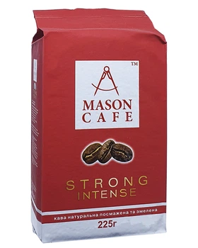 Кава Mason cafe Strong intense мелена 225 г (52378)