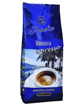 Кава Aurelio Monaco Espresso 100% arabica зерно 453 г (55258)