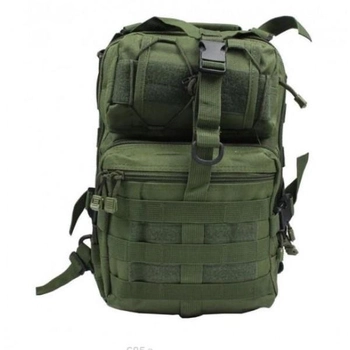 Рюкзак сумка тактична військова штурмова 20 л олива HumterArmor