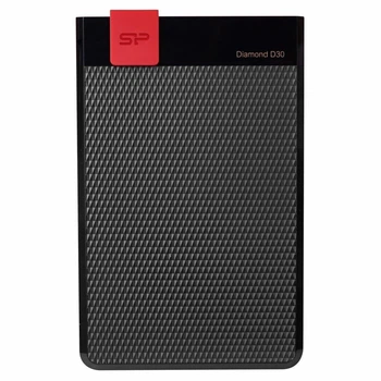 Жорсткий диск Silicon Power Diamond D30 1TB 5400rpm 8MB SP010TBPHDD3SS3K 2.5" USB 3.1 External Black
