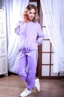Костюм бомбер брюки Fleur Lingerie ЭЛЬФ 44 лаванда