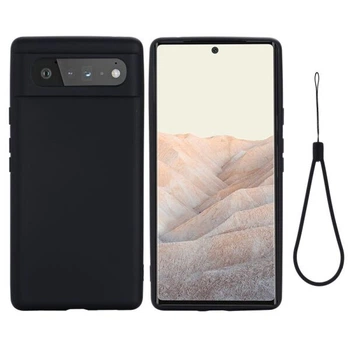 Силиконовый (TPU) чехол Deexe Silicone Case для Google Pixel 6 - Black