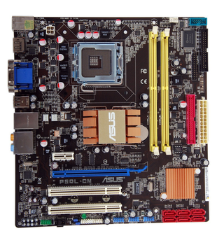 Материнская плата Socket 775 ASUS P5QL-CM с Display PORT Видеовыходом ( s775, DDR2, G43, PCI-Ex16 ) Б/У
